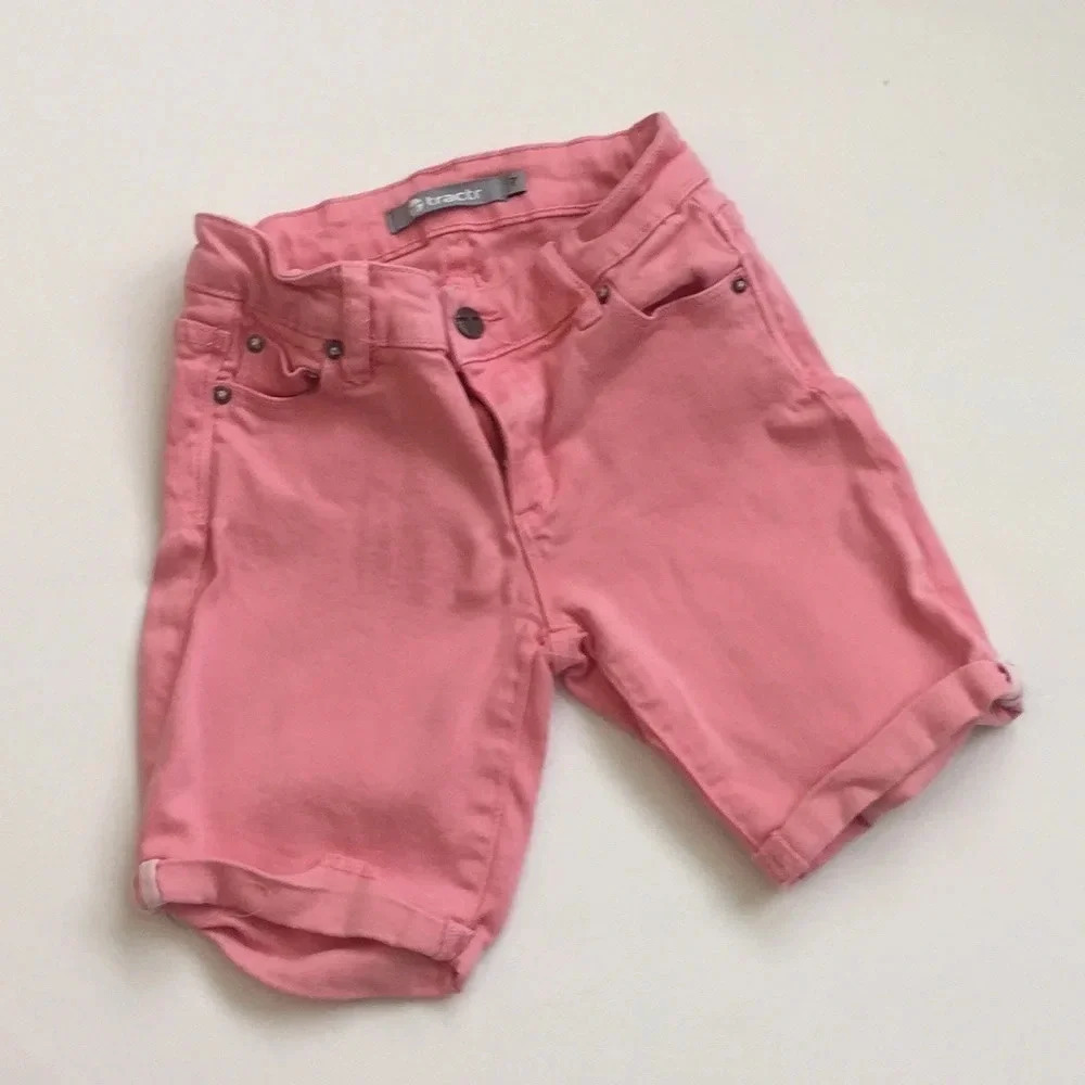 Tractr Pink Jean shorts